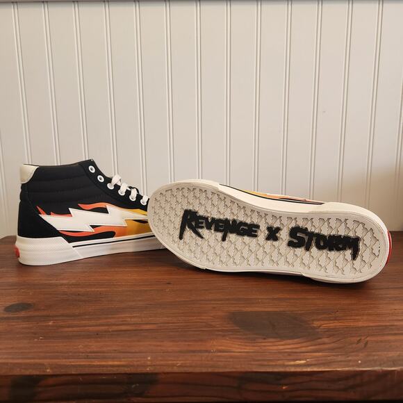 Revenge X Storm Vol. 2 -‎ Size 9M/10.5W High-Top Black Flame Brand New main image 4
